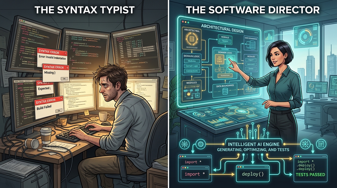 The Syntax Typist vs The Software Director