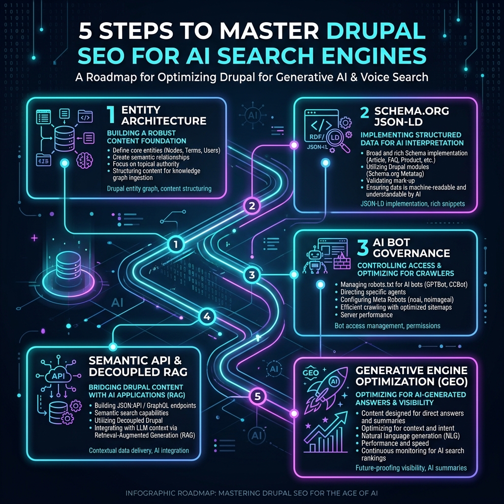 5 Steps to Master Drupal SEO for AI Search Engines